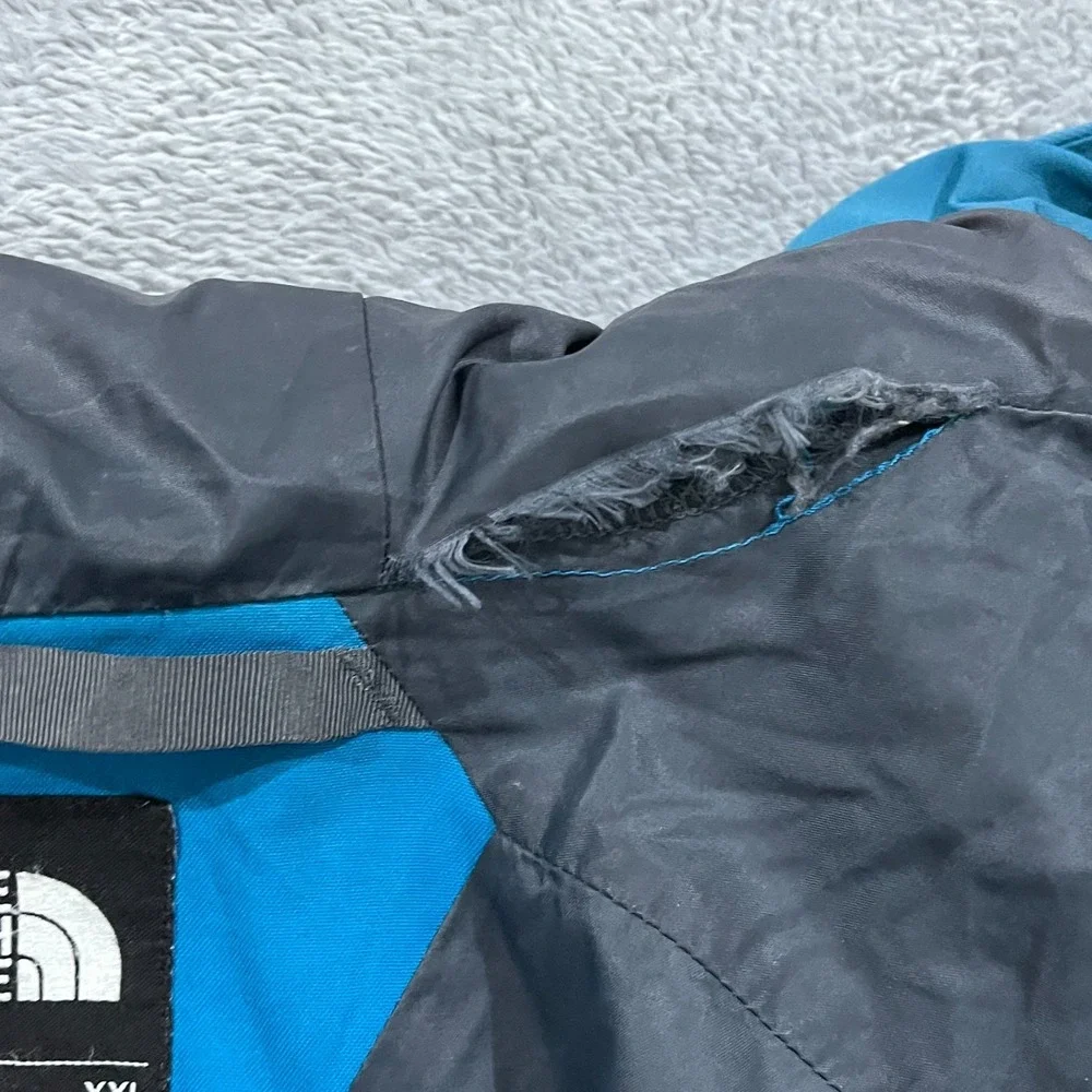 The North Face Pro Project Goretex Jacket Mens 2XL Ski Snowboard‎ Hood Blue Gray